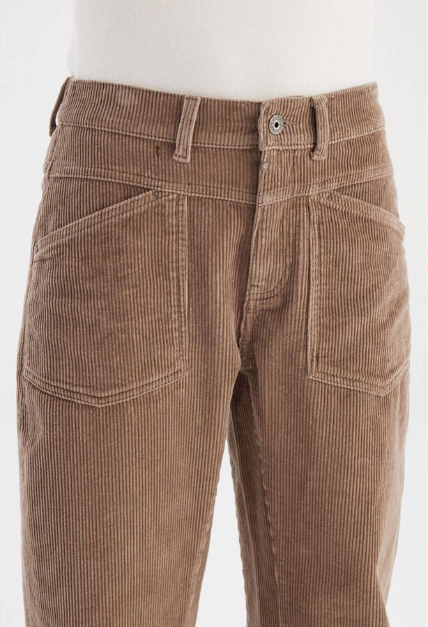 Cup of Joe Denim regular waist barrel jeans bruin - Foto 2