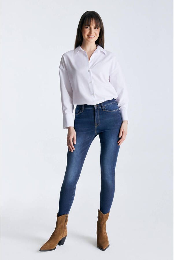 Cup of Joe Denim skinny jeans Sophia dark blue denim - Foto 2
