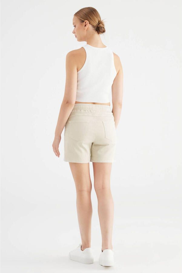 Cup of Joe Denim slim regular waist casual short beige - Foto 2