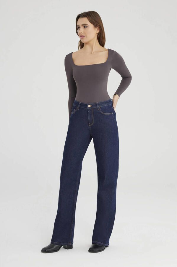 Cup of Joe Denim straight leg jeans dark blue denim - Foto 2