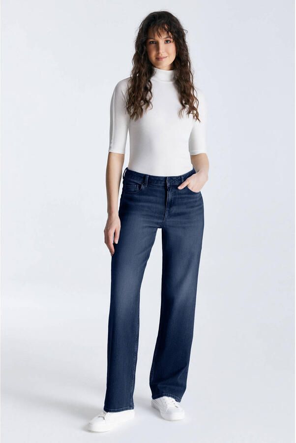 Cup of Joe Denim straight leg jeans donkerblauw - Foto 2