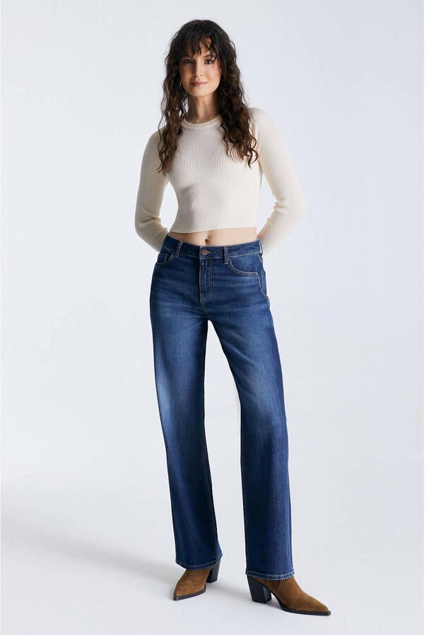 Cup of Joe Denim straight leg jeans Nova dark blue denim