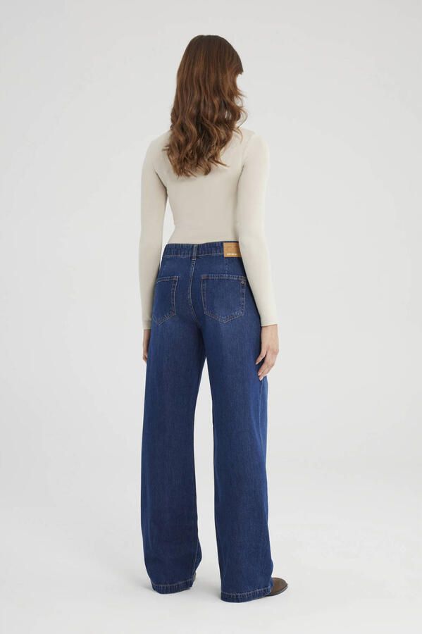 Cup of Joe Denim wide leg jeans dark blue denim - Foto 2