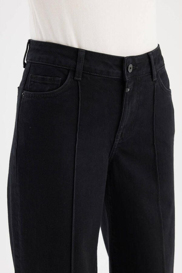 Cup of Joe Denim wide leg jeans zwart - Foto 3