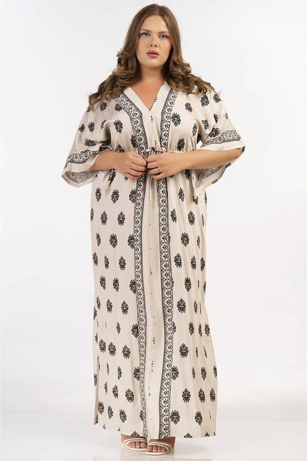 Curviss maxi jurk ecru