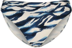 Cyell bikinibroekje Wave Water donkerblauw lichtroze