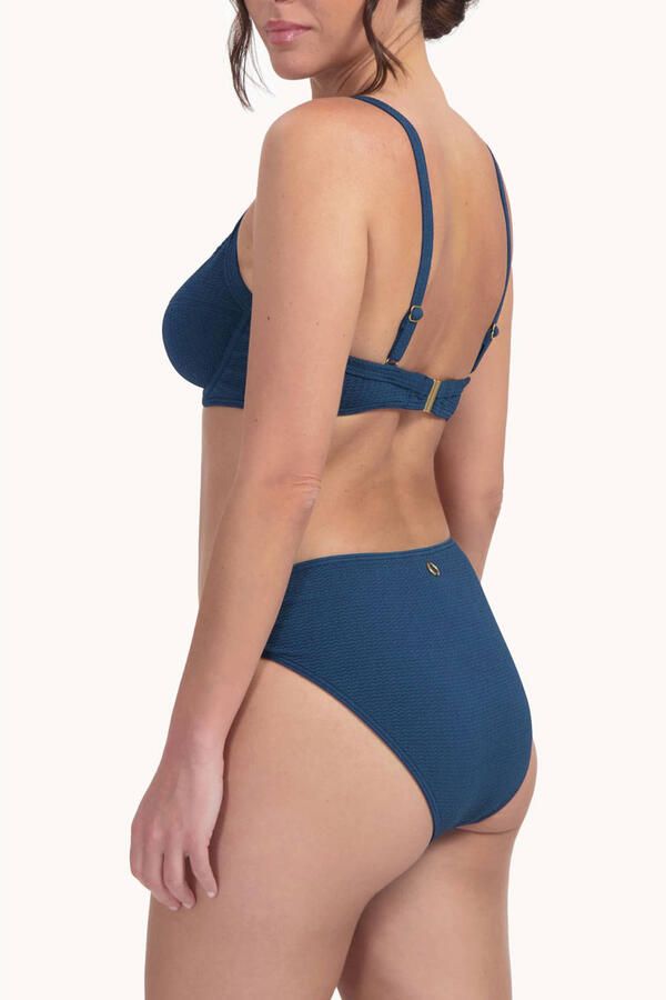 Cyell Design bikinibroekje Midnight Waves met kettinkje donkerblauw - Foto 2