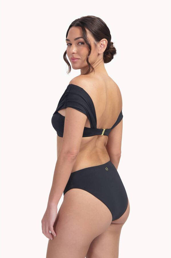 Cyell Design voorgevormde bandeau bikinitop Femme Noir zwart - Foto 2