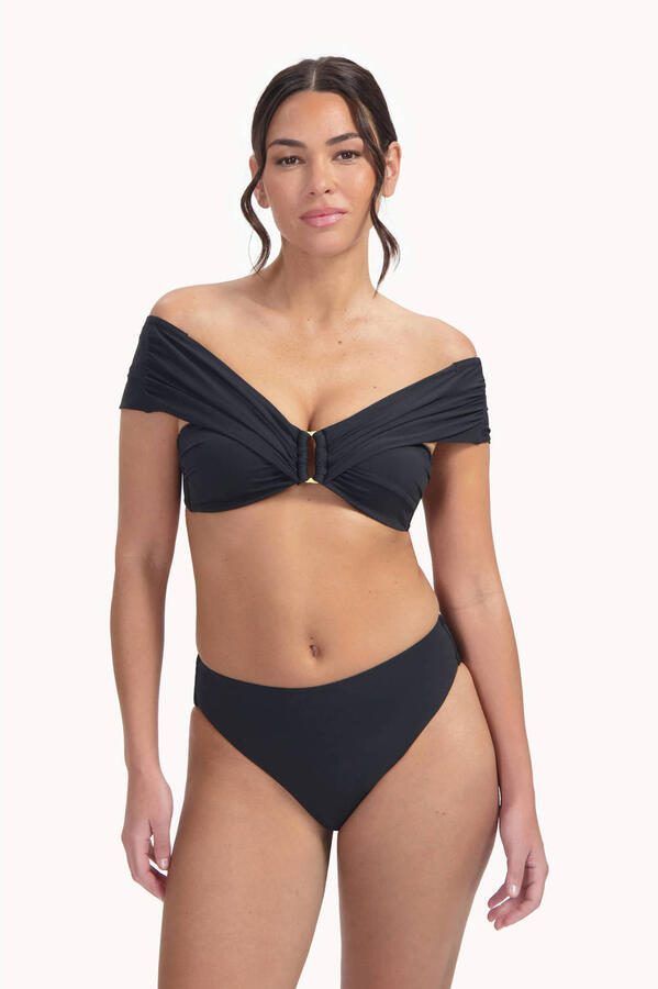 Cyell Design voorgevormde bandeau bikinitop Femme Noir zwart - Foto 3