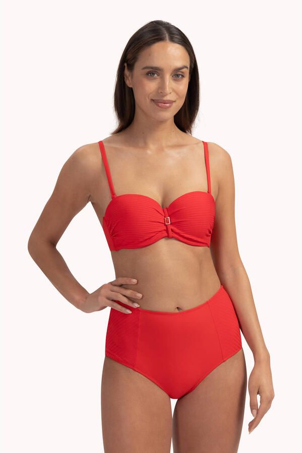 Cyell high waist bikinibroekje rood - Foto 2
