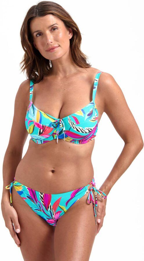 Cyell niet-voorgevormde beugel bikinitop turquoise roze - Foto 2
