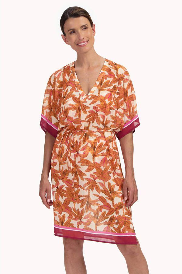 Cyell strandtuniek wit lichtbruin