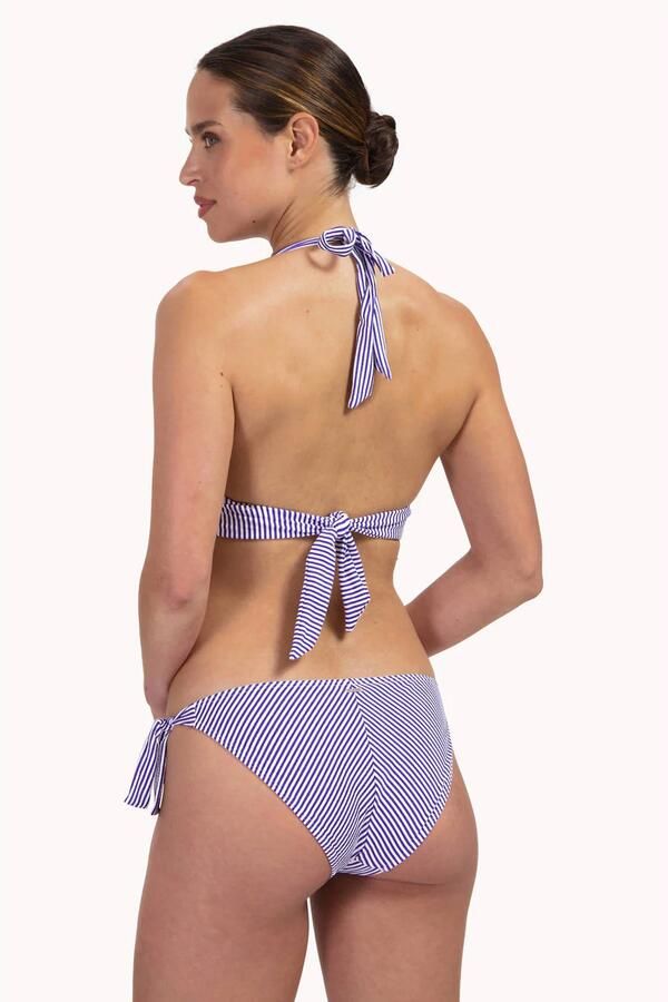 Cyell strik bikinibroekje blauw wit - Foto 2
