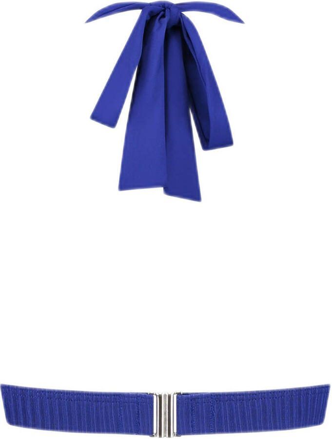 Cyell voorgevormde halter bikinitop donkerblauw - Foto 2