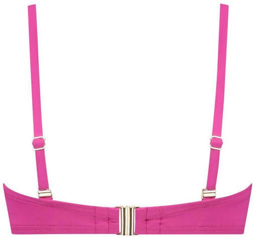 Cyell voorgevormde strapless beugel bikinitop fuchsia - Foto 3