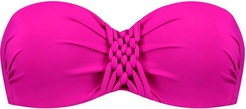 Cyell voorgevormde strapless beugel bikinitop fuchsia - Foto 2