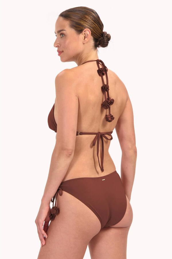 Cyell voorgevormde triangel bikinitop bruin - Foto 2