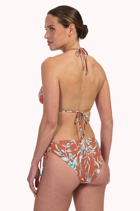 Cyell voorgevormde triangel bikinitop lichtbruin mintgroen - Foto 2