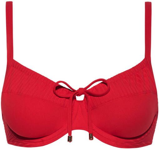 Cyell niet-voorgevormde beugel bikinitop Scarlett rood