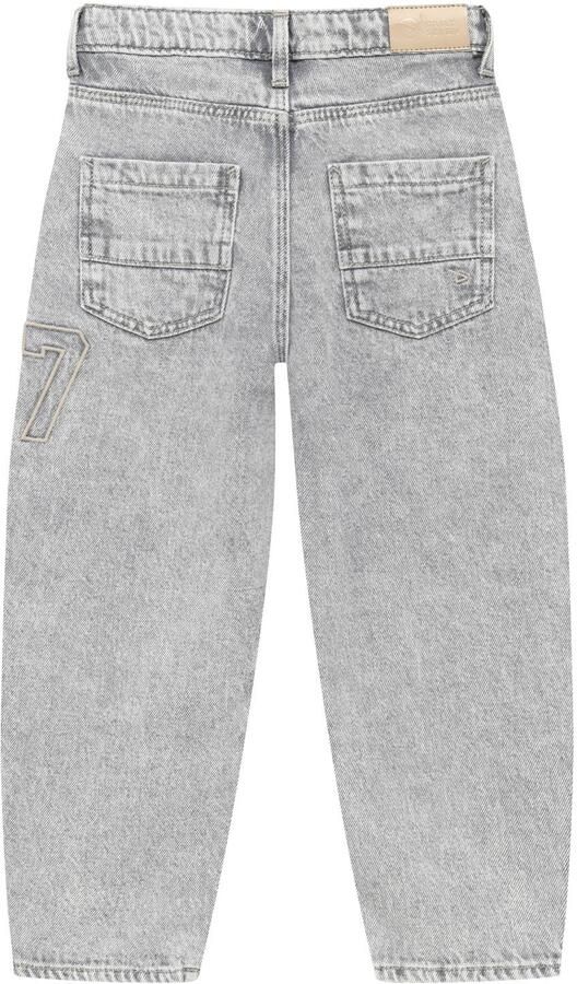 DAILY7 Jongens Jeans Denim Barrel Fit Lichtgrijs - Foto 5