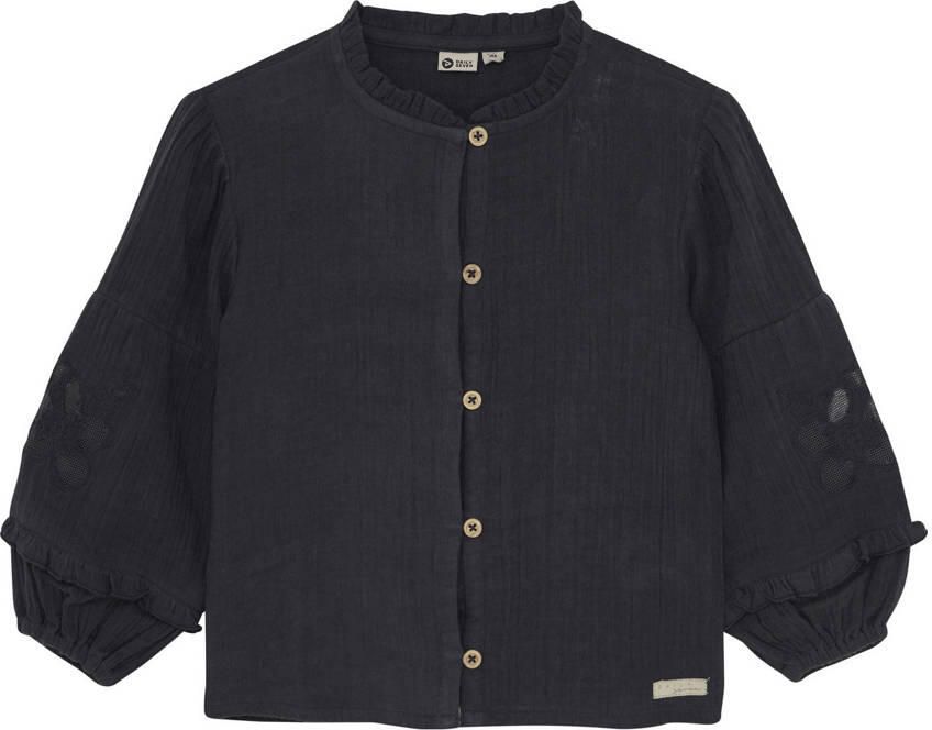 DAILY7 Meisjes Blouses Longsleeve Lace Zwart - Foto 4