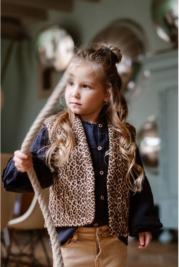 DAILY7 Meisjes Blouses Longsleeve Lace Zwart - Foto 3