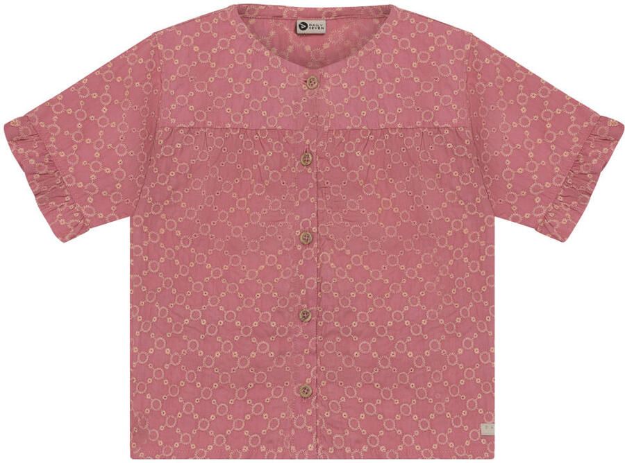 DAILY7 Meisjes Tops & T-shirts Shirt Ruffle Broderie Roze - Foto 3