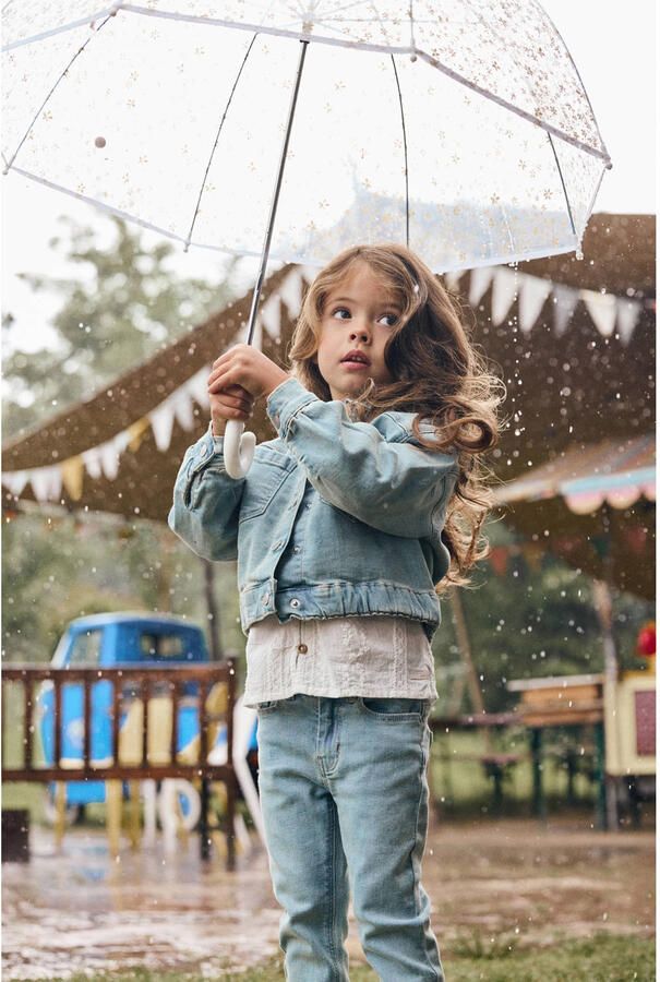 DAILY7 Meisjes Blouses Shirt Longsleeve Fancy Gebroken Wit - Foto 4