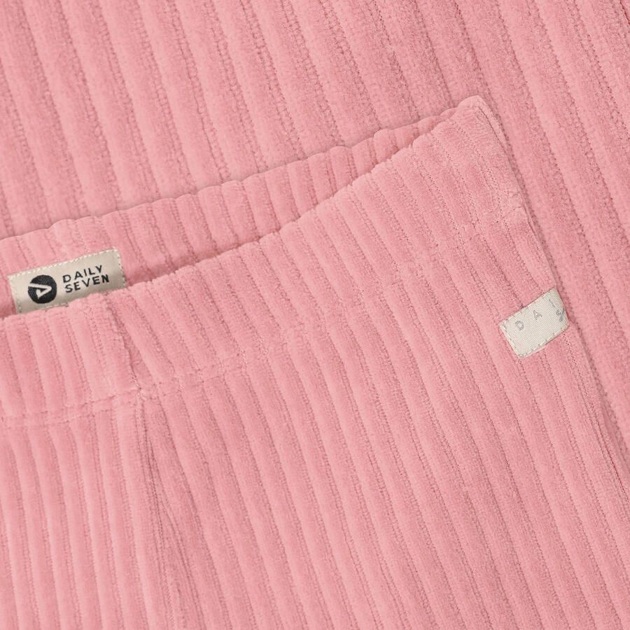 DAILY7 Meisjes Broeken Flared Velvet Pants Roze - Foto 2