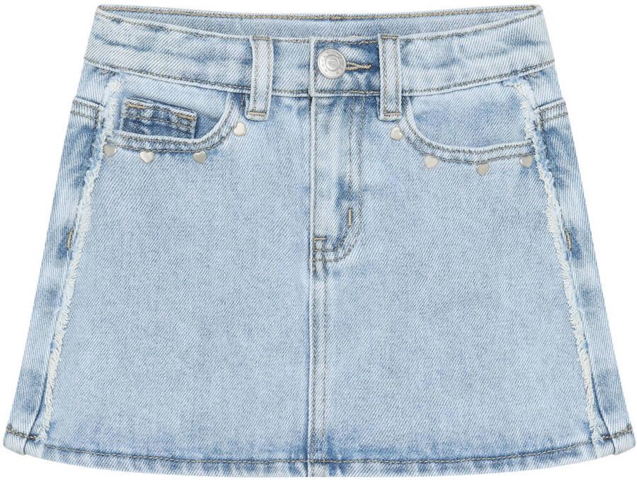 DAILY7 Meisjes Rokken Denim Skirt Lichtblauw - Foto 3