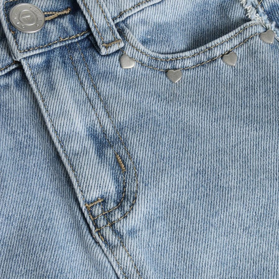 DAILY7 Meisjes Rokken Denim Skirt Lichtblauw - Foto 4