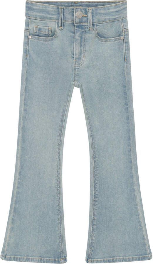 DAILY7 Meisjes Jeans Denim Flared Fit Bow Lichtblauw - Foto 3