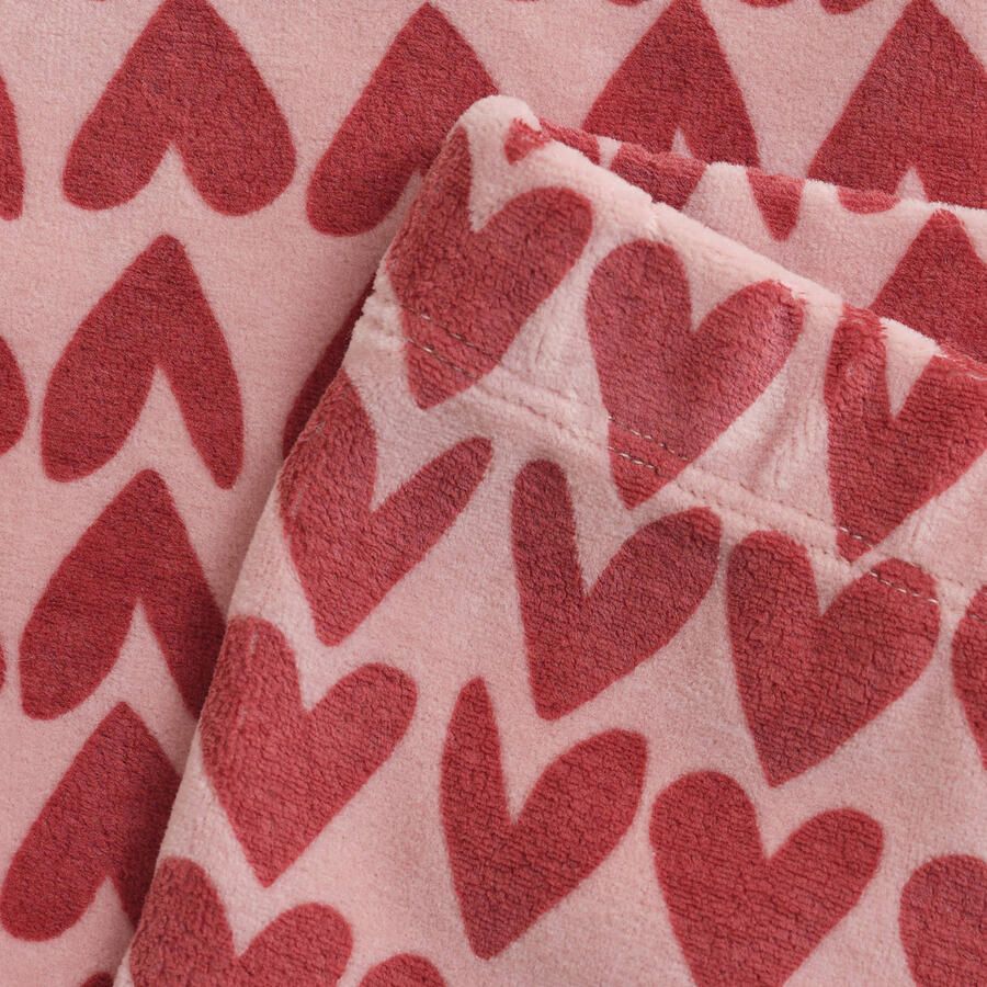 DAILY7 Meisjes Broeken Flared Heart Pants Roze - Foto 3