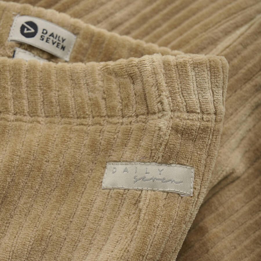 DAILY7 Meisjes Broeken Flared Velvet Pants Camel - Foto 3