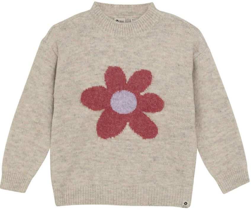 DAILY7 Meisjes Truien & Vesten Knitted Sweater Flower Beige - Foto 5