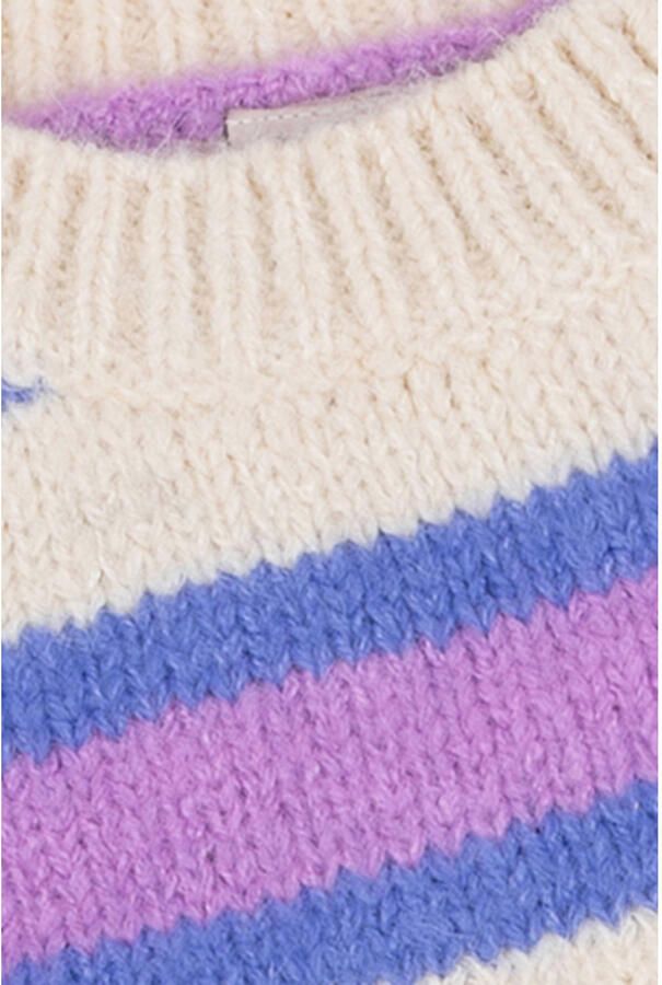 DAILY7 Meisjes Truien & Vesten Knitted Sweat Fancy Stripe Zand