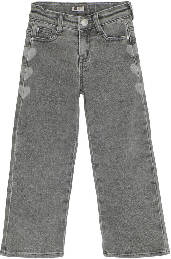 DAILY7 Meisjes Jeans 2300 Wide Fit Donkergrijs - Foto 3