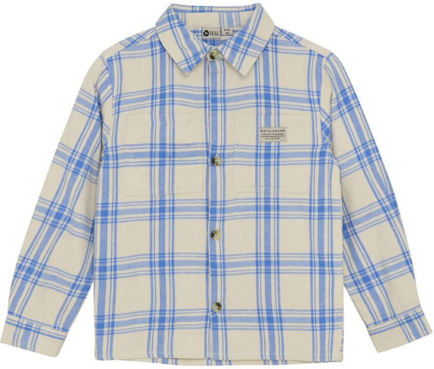 DAILY7 Jongens Overhemden Shirt Check Print Ecru - Foto 5
