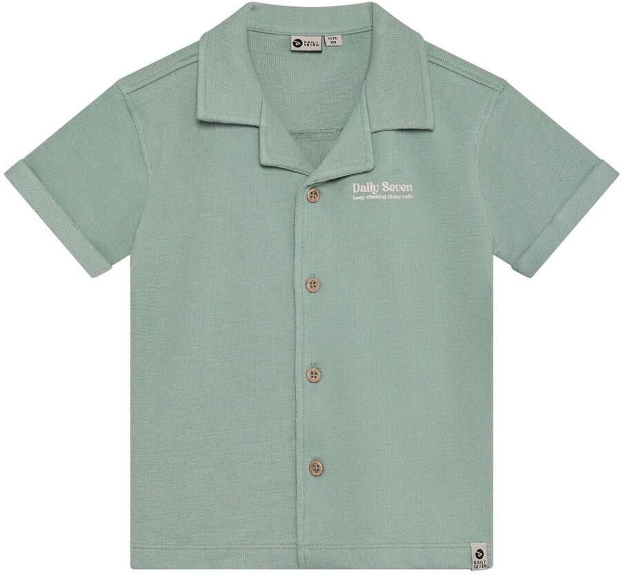 DAILY7 Jongens Polo's & T-shirts T-shirt Fancy Polo Groen - Foto 3