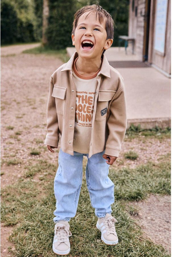 DAILY7 Jongens Jassen Shirt Jacket Structure Beige - Foto 5
