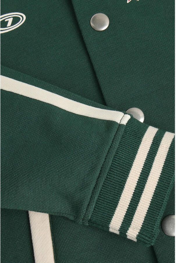 DAILY7 Jongens Jassen Oversized Bomberjacket Donkergroen - Foto 4