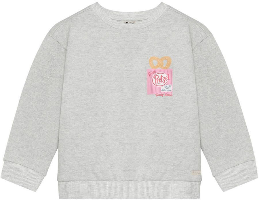DAILY7 Meisjes Truien & Vesten Sweater Backprint Lichtgrijs - Foto 4