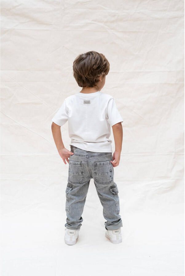 DAILY7 Jongens Jeans 2600 Straight Cargo Fit Grijs - Foto 3