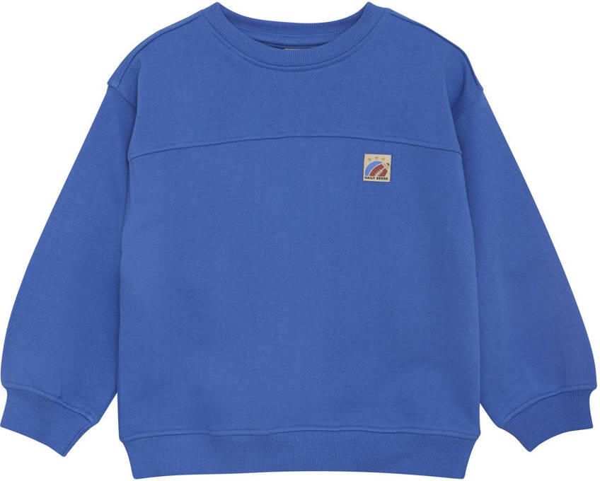DAILY7 Jongens Truien & Vesten Oversized Sweater Textprint Blauw - Foto 4