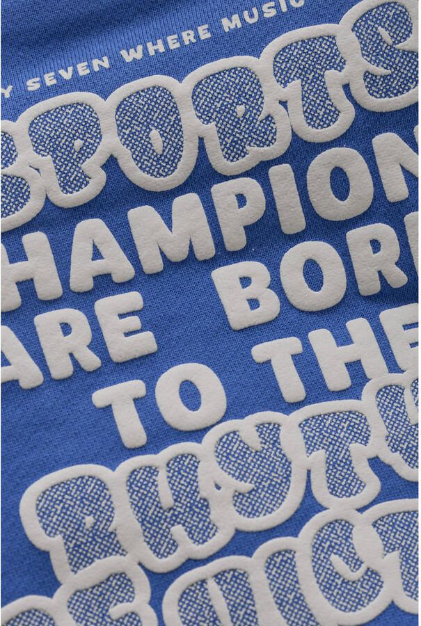 DAILY7 Jongens Truien & Vesten Oversized Sweater Textprint Blauw - Foto 3