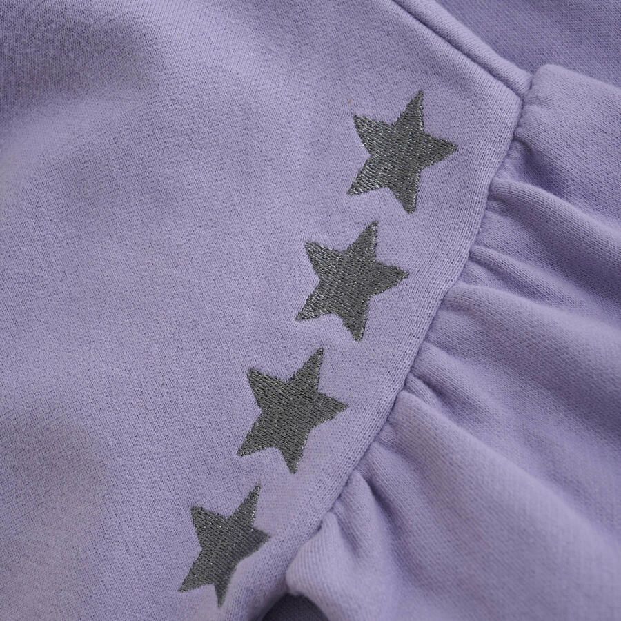 DAILY7 Meisjes Truien & Vesten Embroidery Sleeve Paars - Foto 3