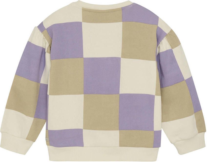 DAILY7 Meisjes Truien & Vesten Sweater Check Wit - Foto 4