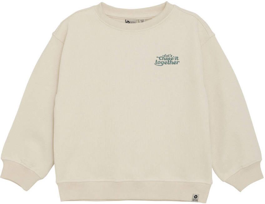 DAILY7 Jongens Truien & Vesten Oversized Sweater Backprint Ecru - Foto 6
