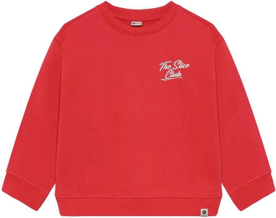 DAILY7 Jongens Truien & Vesten Oversized Sweater Slice Club Rood - Foto 3