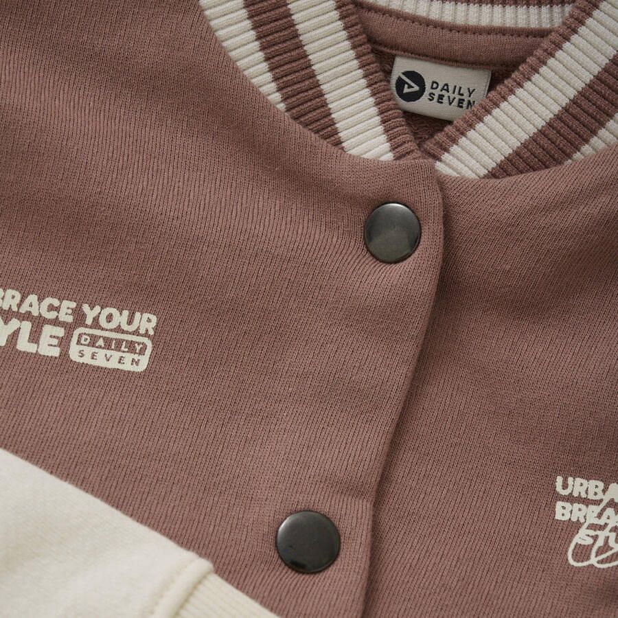 DAILY7 Jongens Truien & Vesten Oversized Bomber Jacket Multi - Foto 4